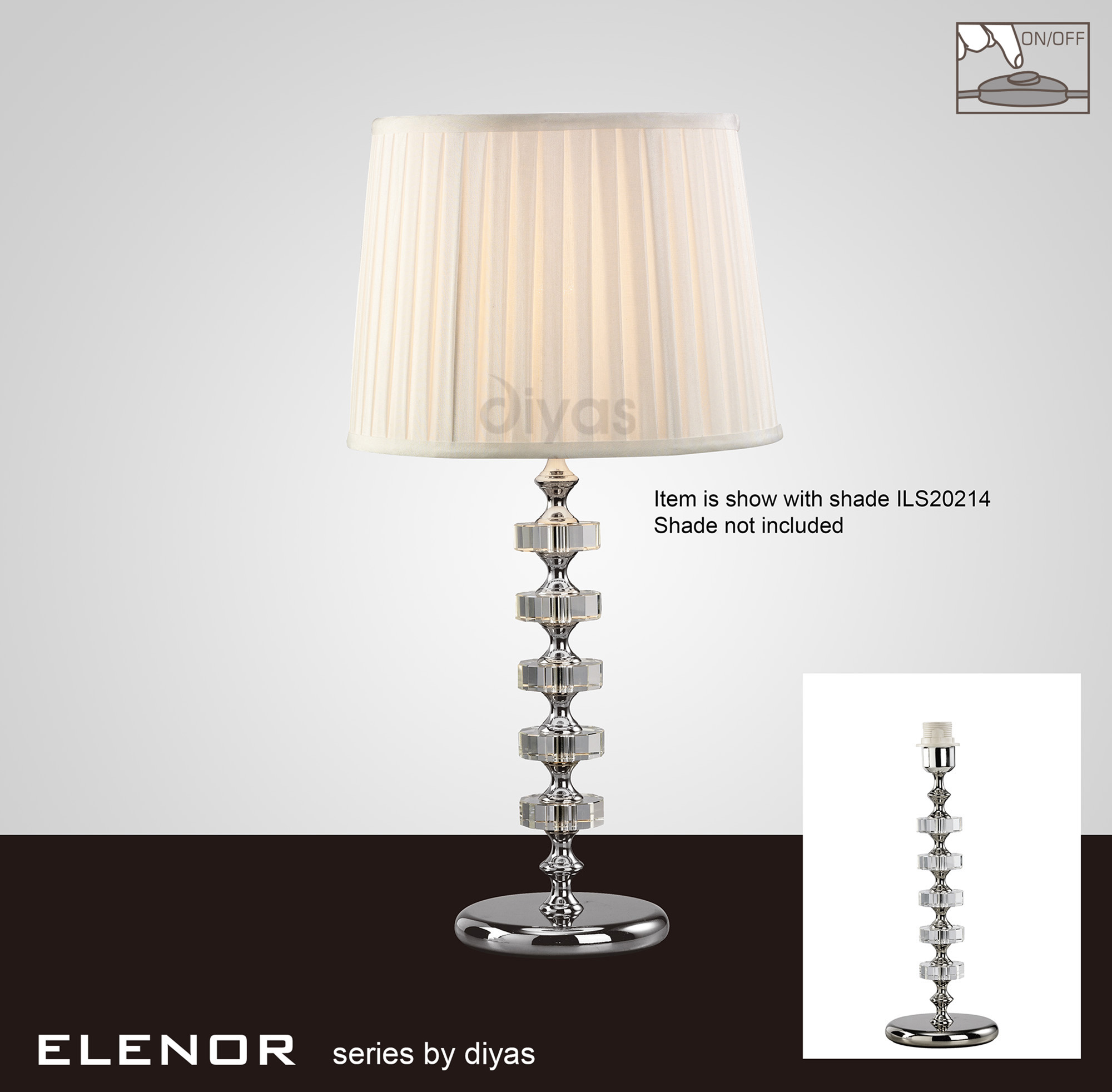 Elenor Crystal Table Lamps Diyas Contemporary Crystal Table Lamps Elenor Crystal Table Lamps Diyas Contemporary Crystal Table Lamps